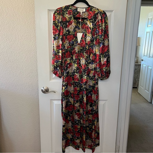 The Great. Brook Dress in Hidden Garden Floral - Picture 1 of 8